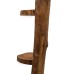 Natural Teak Log Shelve Display 3 Shelves  100cm high Natural Teak Log Shelve Display 3 Shelves  100cm high