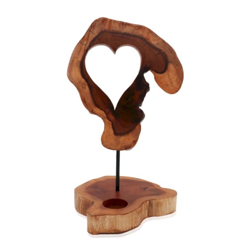 Candle Holder Sign - Heart Shape Candle Holder Sign - Heart Shape