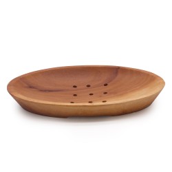 Classic Mahogany Soap Dish - Oval