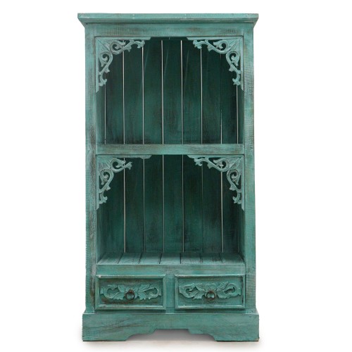 Albasia Bathroom Cabinet - Turquoise wash Albasia Bathroom Cabinet - Turquoise wash