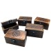 Wooden Pill Box 9x5x4cm - Carved Designs - Assorted Wooden Pill Box 9x5x4cm - Carved Designs - Assorted