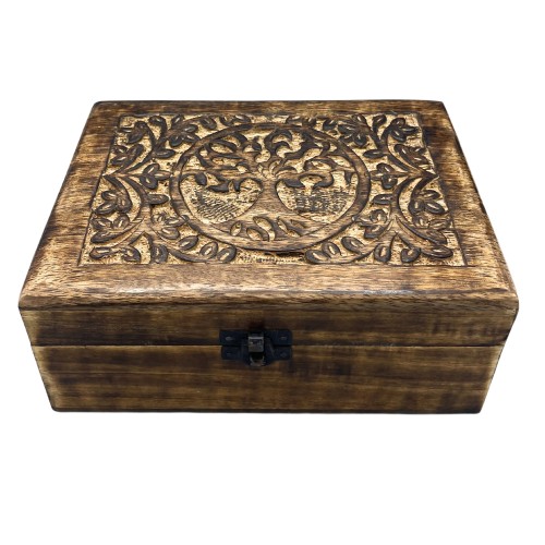 Large Wooden Keepsake Box 20x15x7.5cm -  Tree of Life Large Wooden Keepsake Box 20x15x7.5cm -  Tree of Life