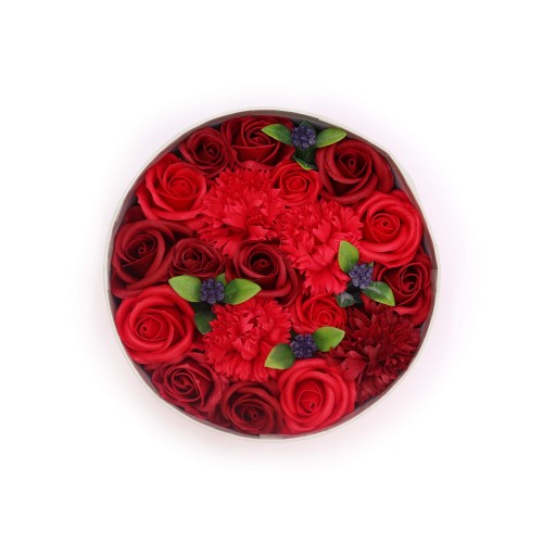 Round Box - Classic Red Roses Round Box - Classic Red Roses