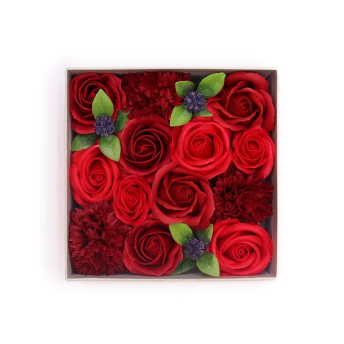 Square Box - Classic Red Roses Square Box - Classic Red Roses